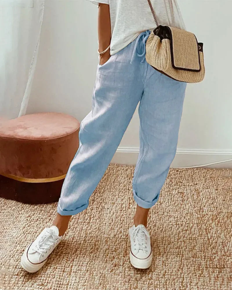 Aaliyah - Comfortable Retro Pants