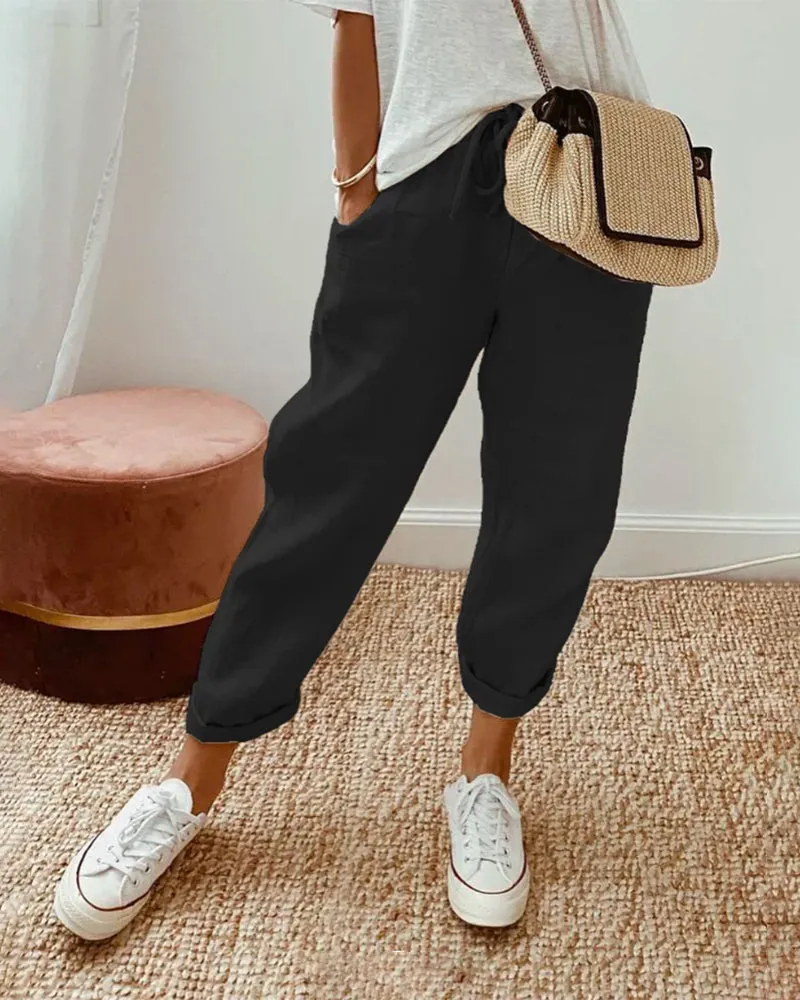 Aaliyah - Comfortable Retro Pants