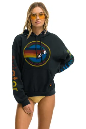 AVIATOR NATION LAS VEGAS RELAXED PULLOVER HOODIE - CHARCOAL