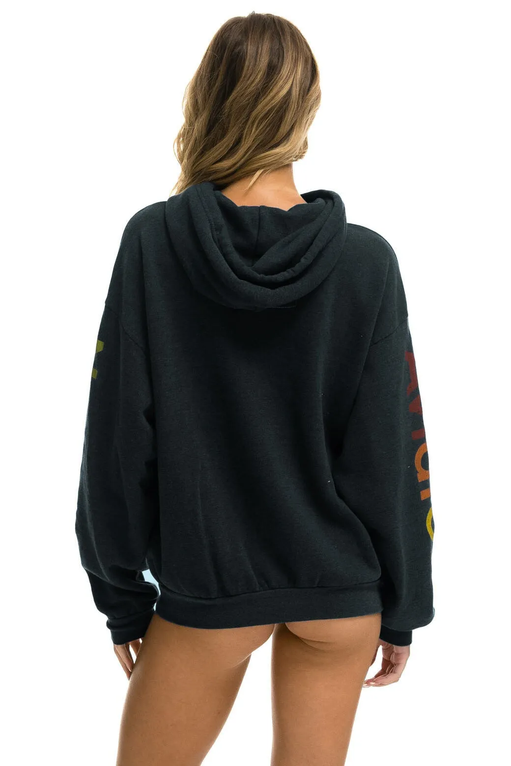 AVIATOR NATION LAS VEGAS RELAXED PULLOVER HOODIE - CHARCOAL