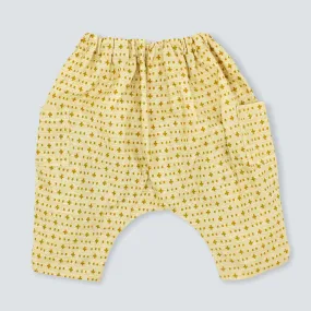 Back in Stock: Comfortable Cotton Beige Harem Pants for Babies and Kids