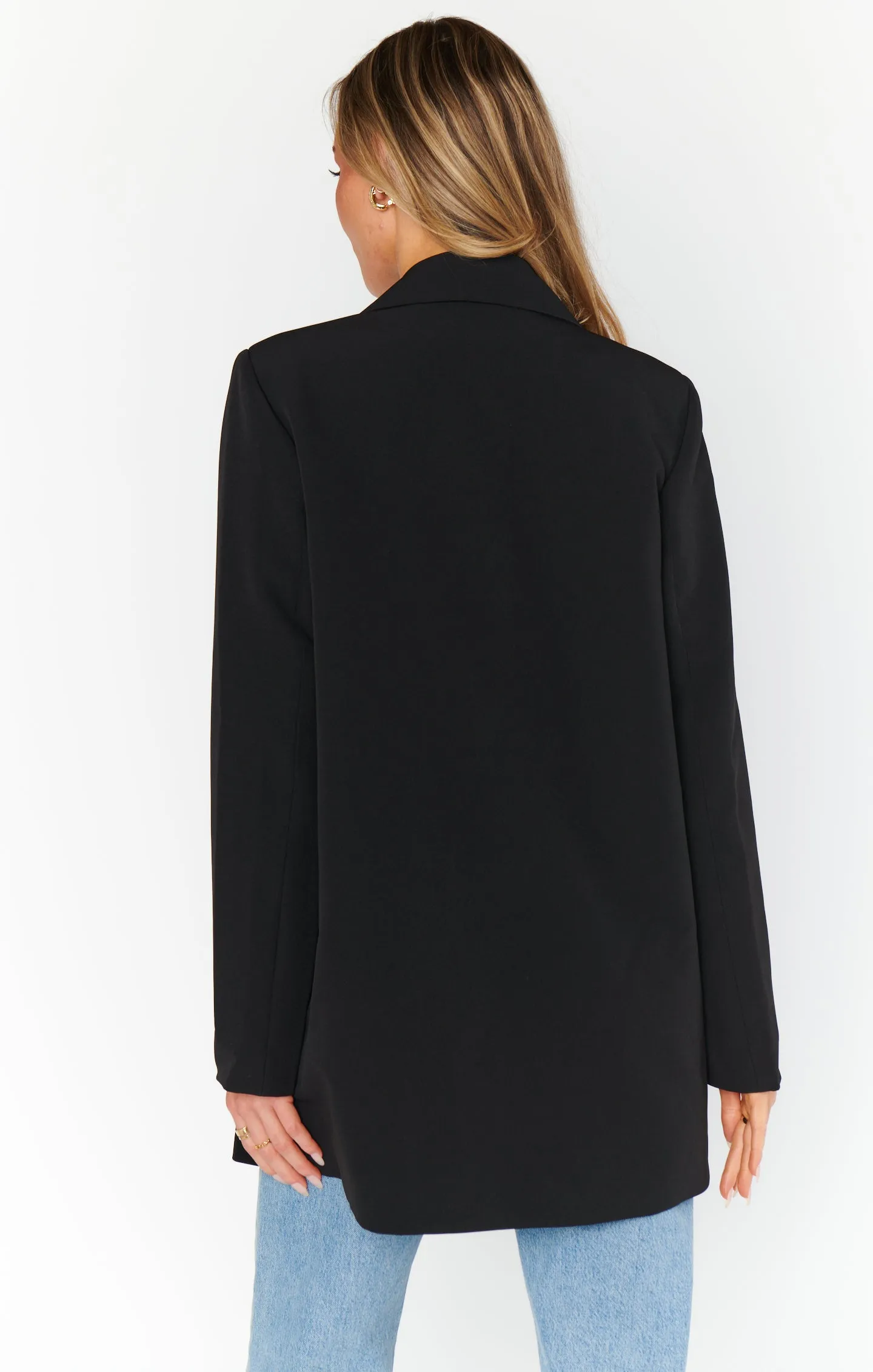 Best Blazer Dress - Black Suiting