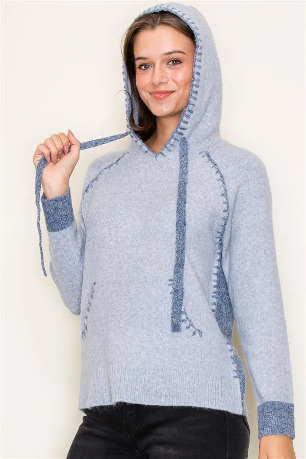 Blanket Stitch Hoodies - 3 Colors!