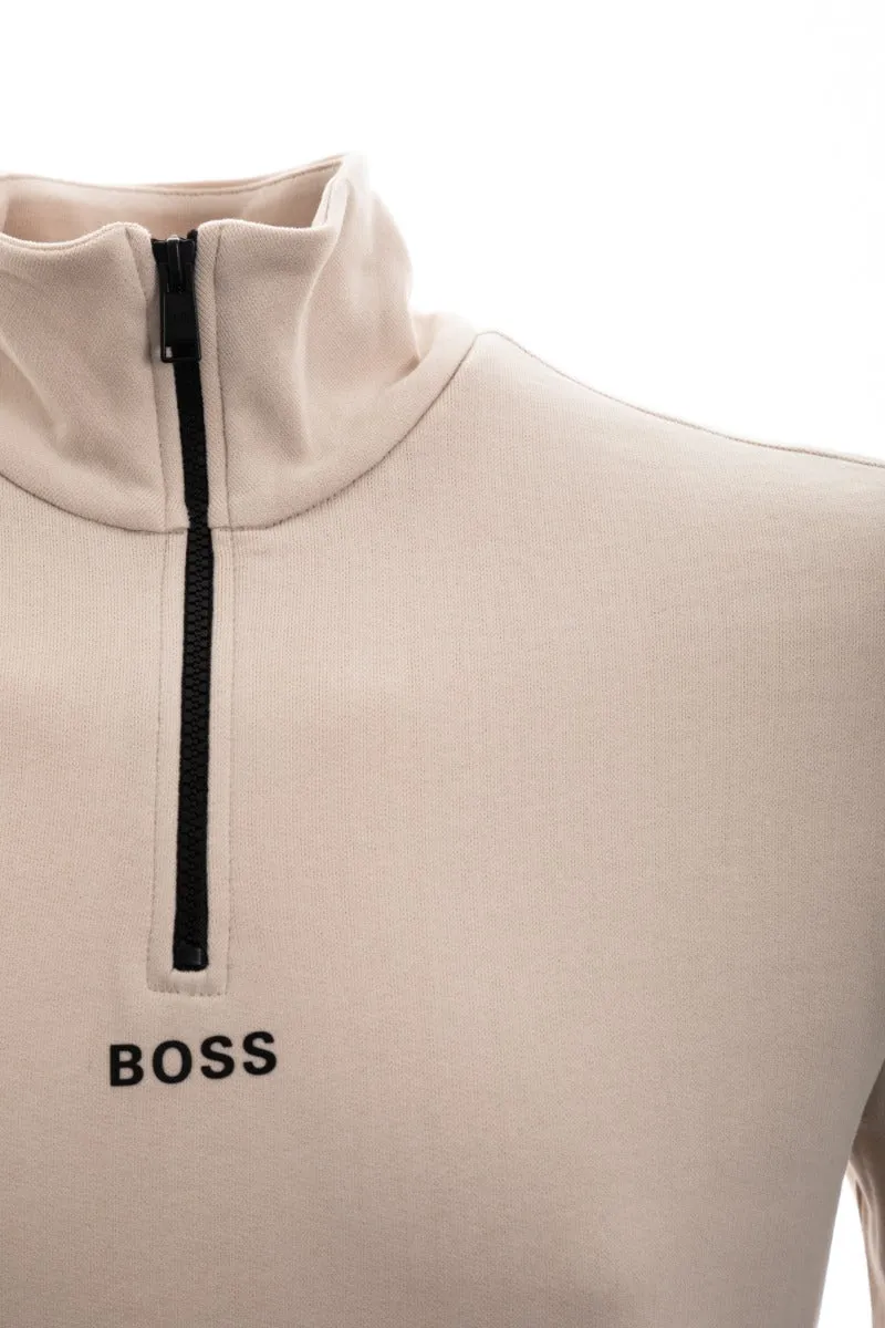 BOSS Zapper 1 Sweatshirt in Open White