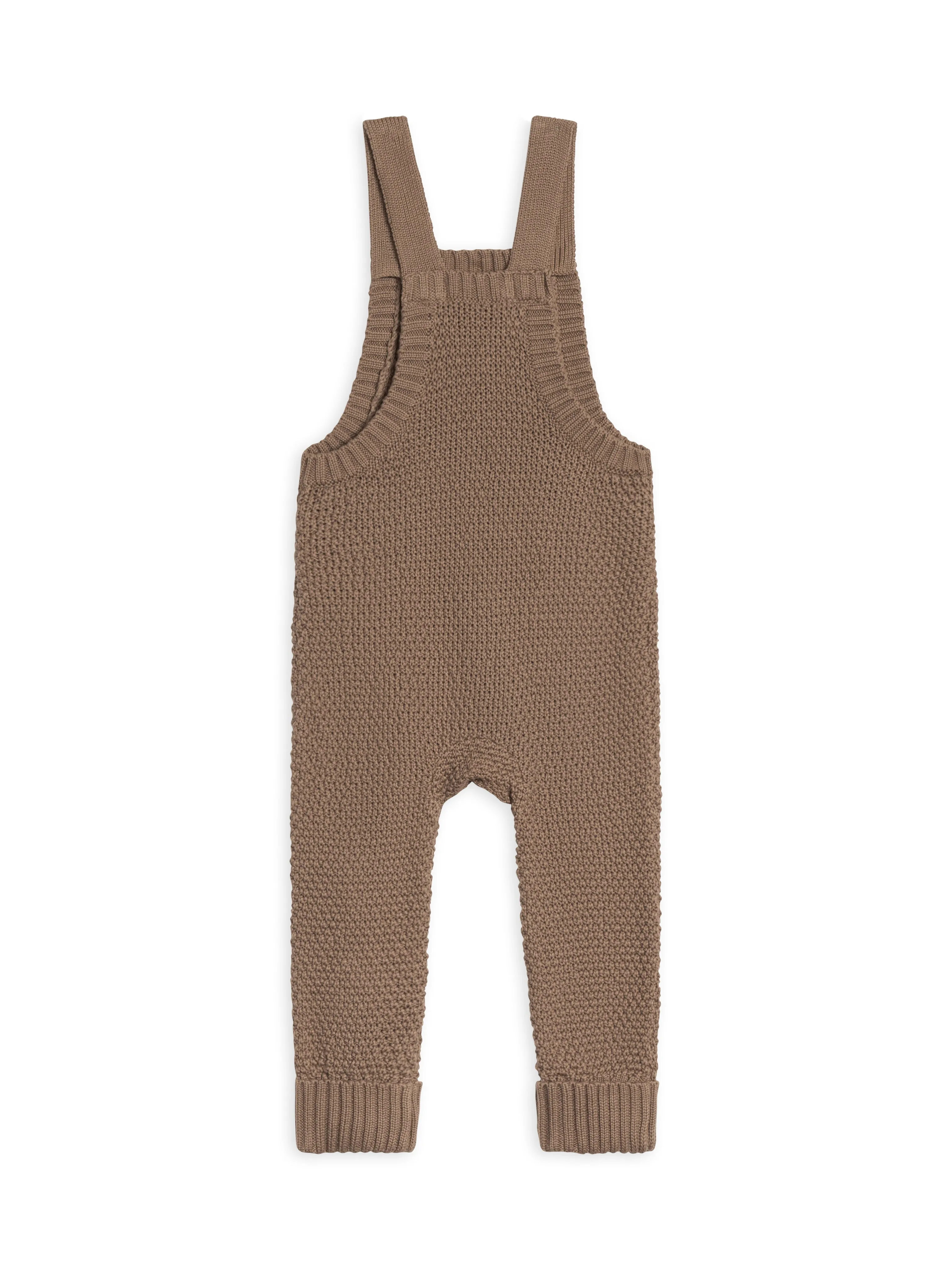 Briggs Seed Stitch Sweater Knit Overalls