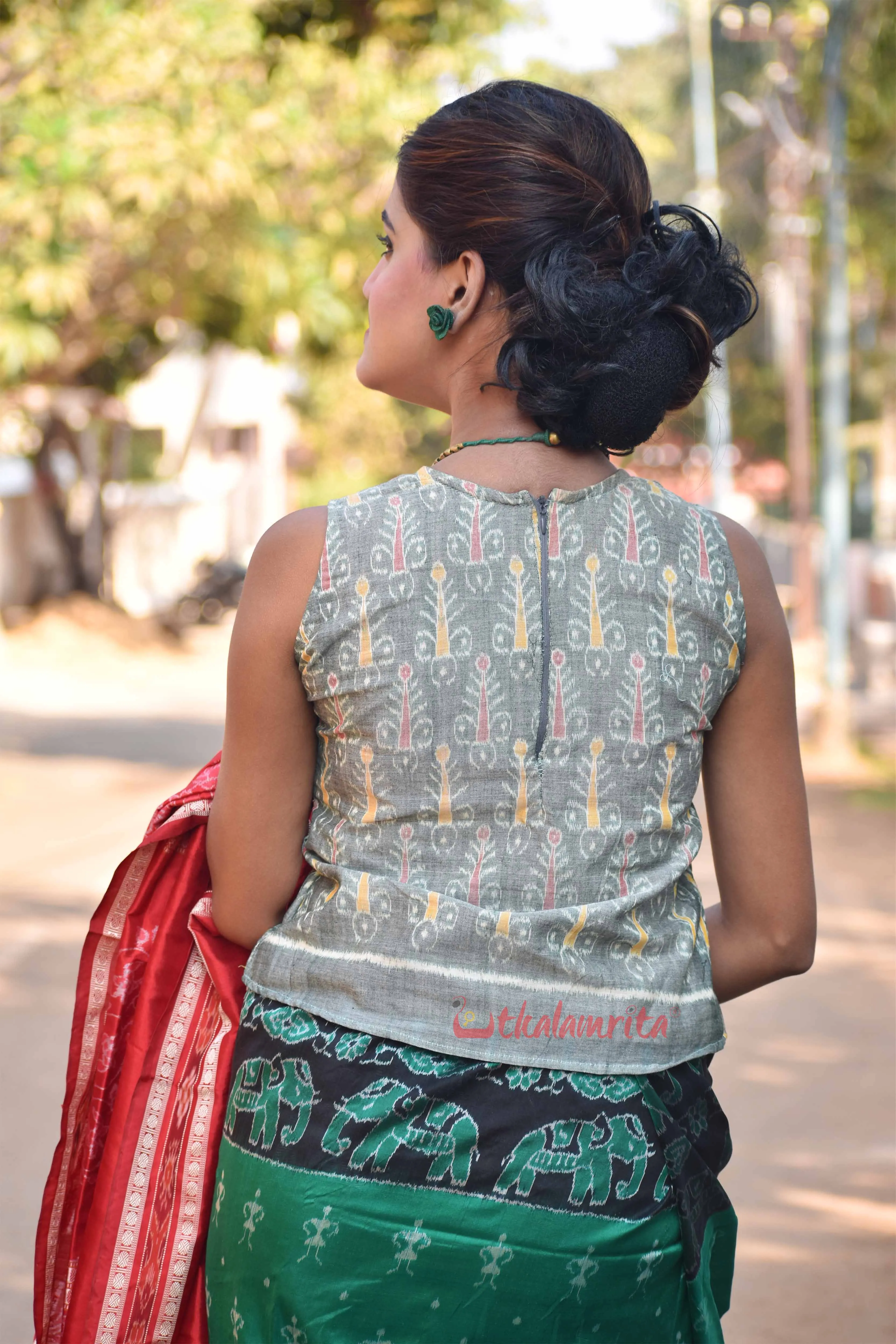 Butterflies Crop Top (Blouse)