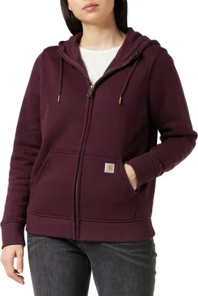 Carhartt Women'S Relaxed Fit Midweight Full-Zip Sweatshirt Hoody