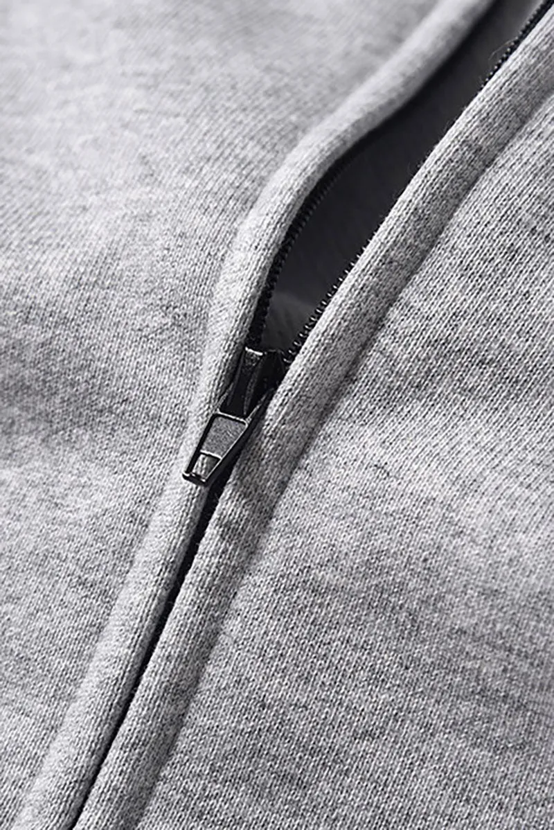 Classic Relaxed Fit Zip-Up Hoodie