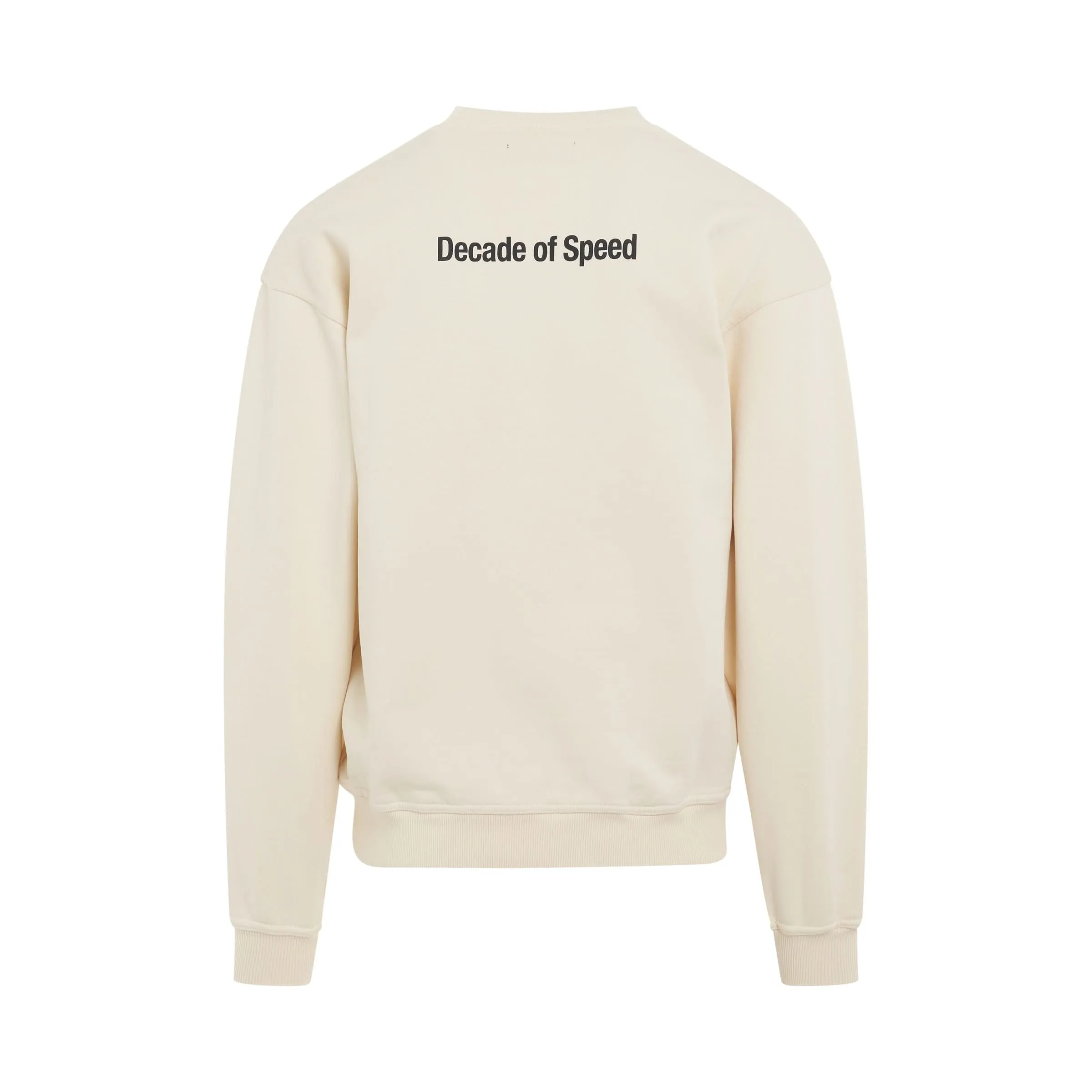 Decade of Speed Sweater in Cream