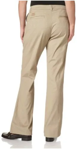 Dickies Women's Slim Fit Bootcut Stretch Twill Pants Desert Sand 2 Regular