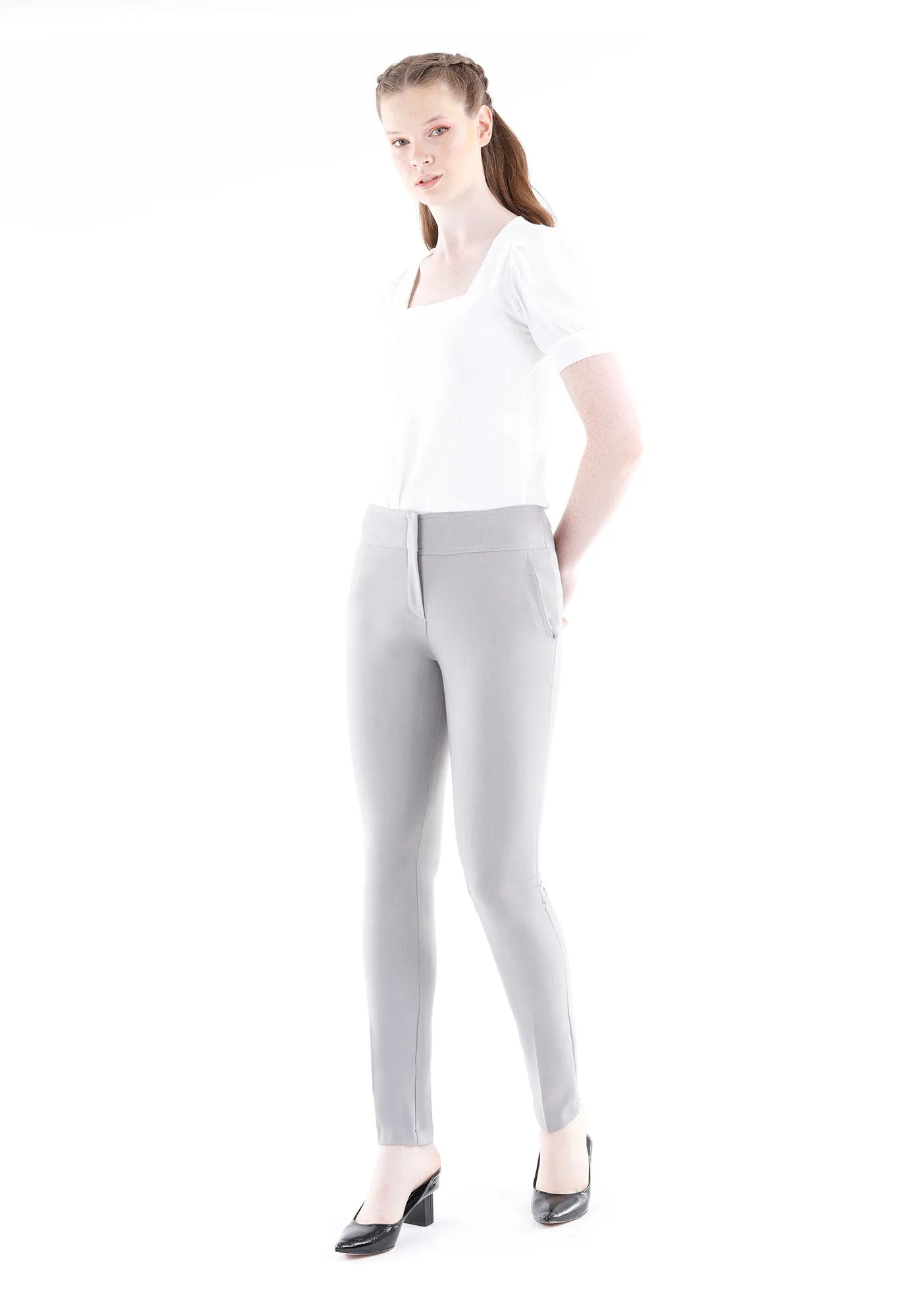 Dress Pants High Waist Straight Leg Pants