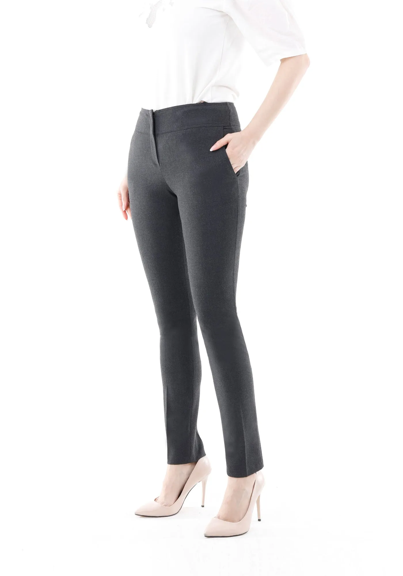 Dress Pants High Waist Straight Leg Pants