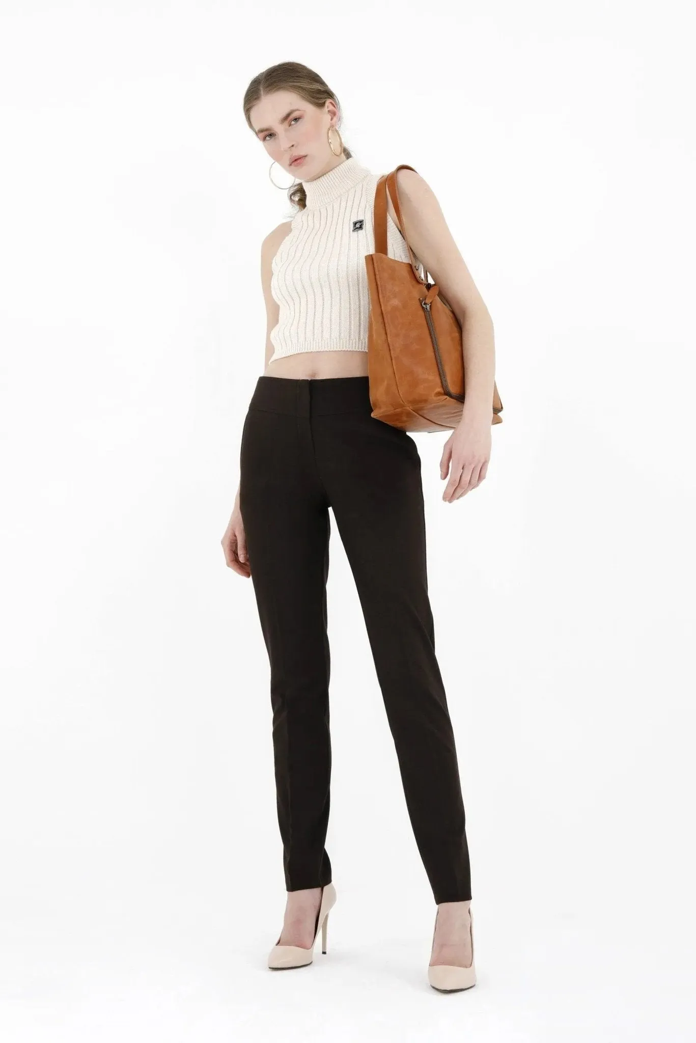 Dress Pants High Waist Straight Leg Pants