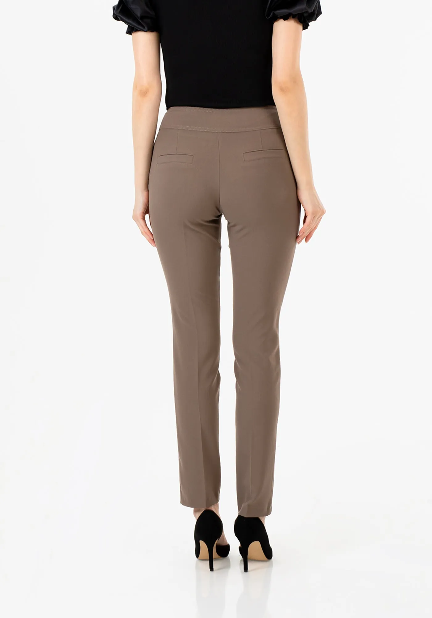 Dress Pants High Waist Straight Leg Pants