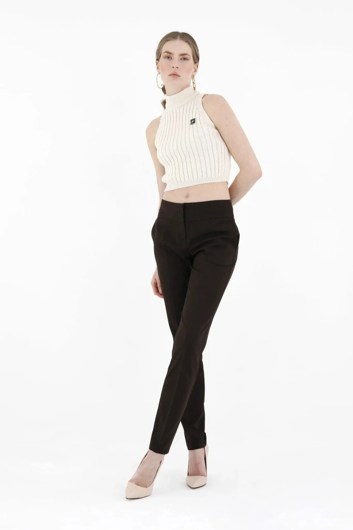 Dress Pants High Waist Straight Leg Pants