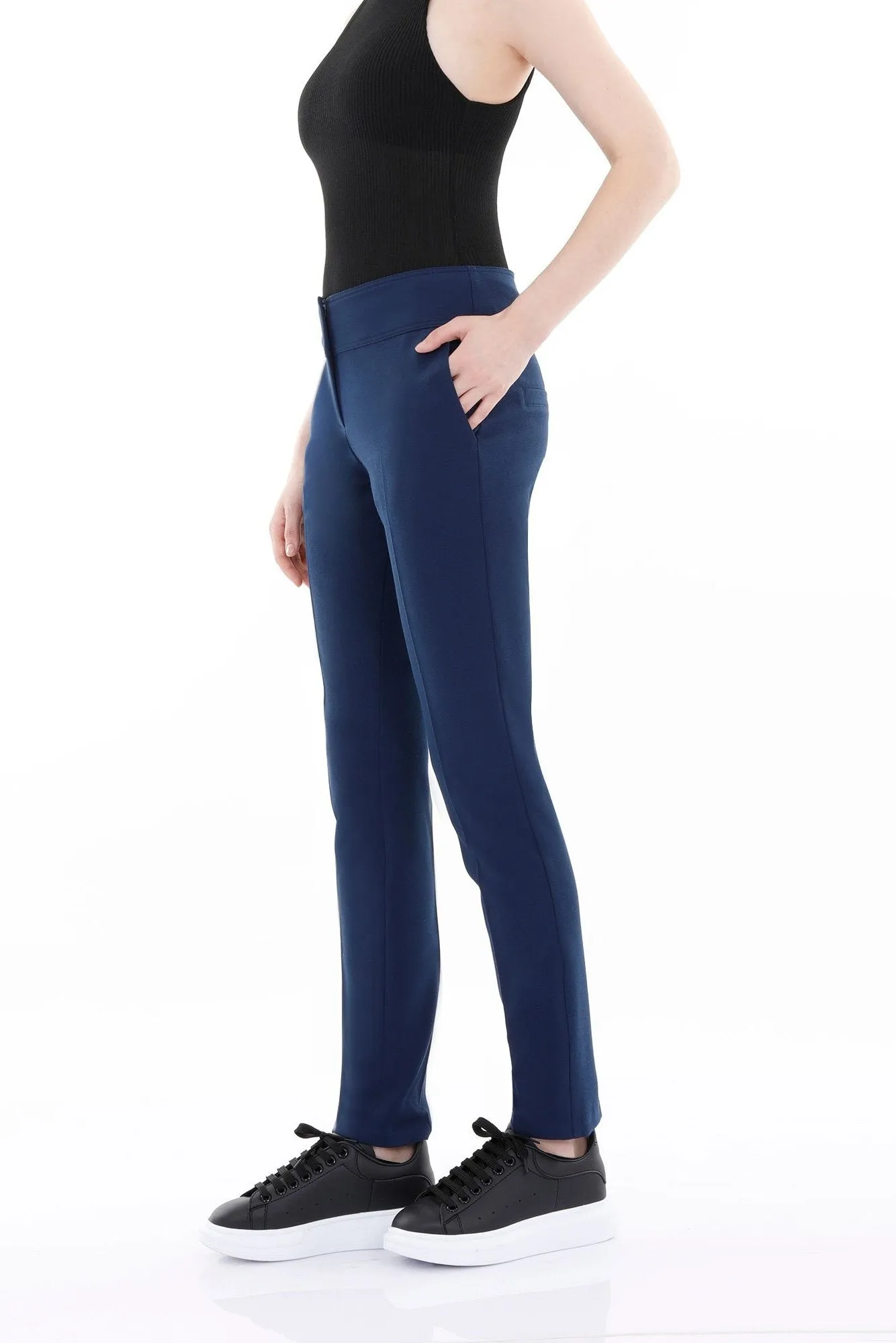 Dress Pants High Waist Straight Leg Pants