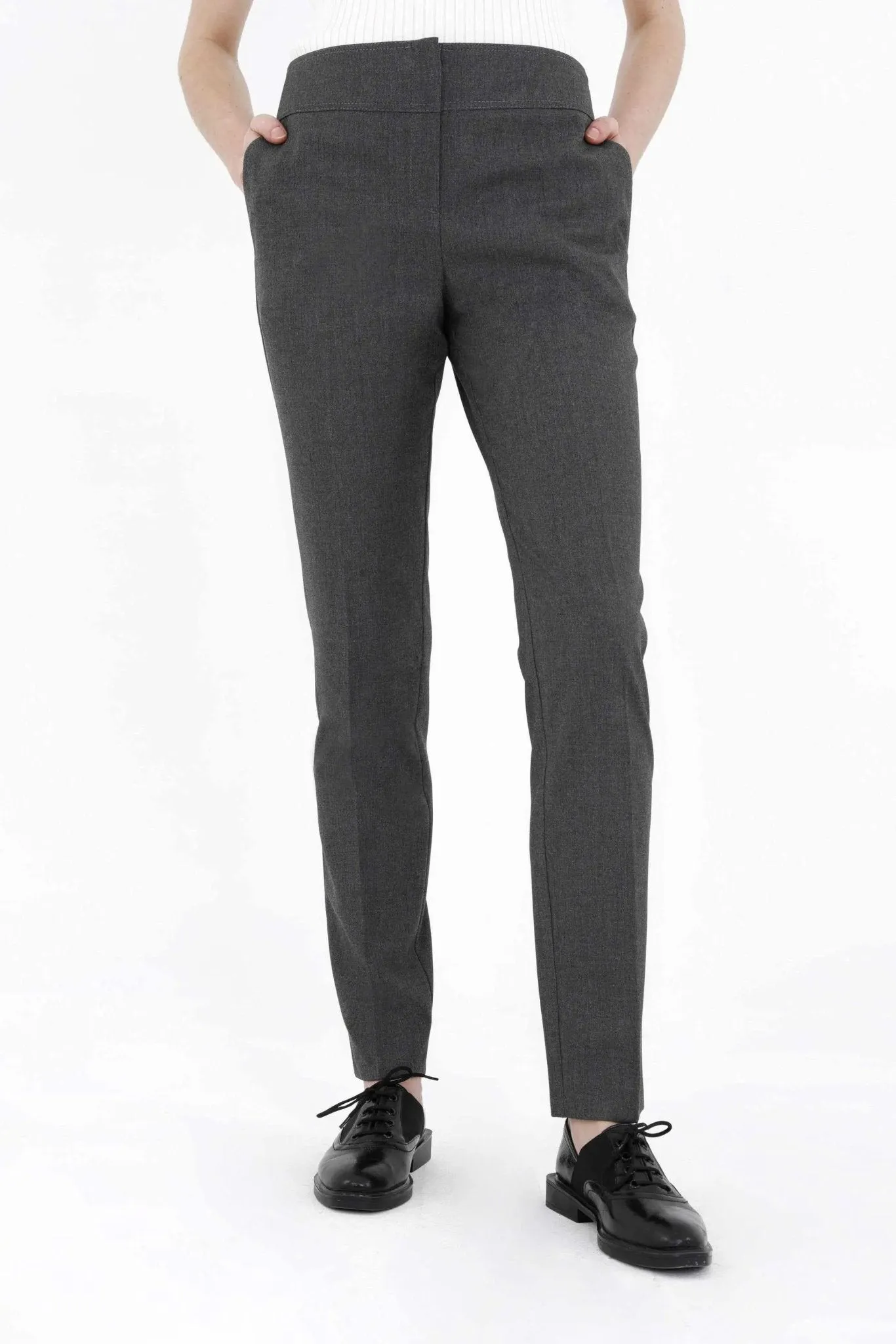 Dress Pants High Waist Straight Leg Pants