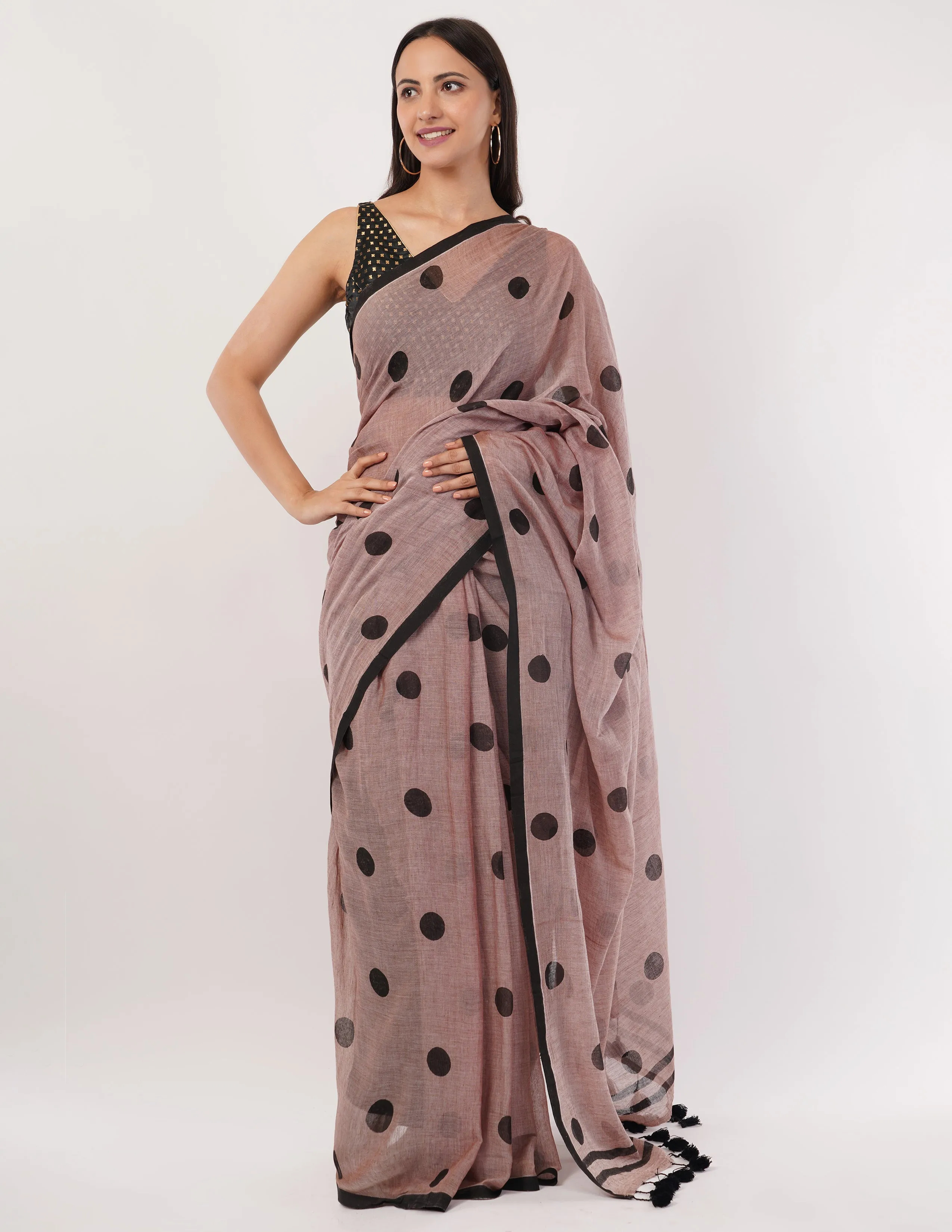 handloom mul cotton saree