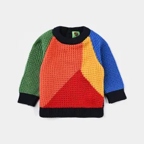 Infant Boys Acrylic Sweater Polaroid-Multi