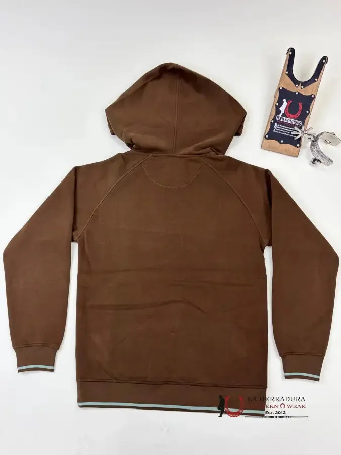 KIMES RANCH TWO SCOOPS BROWN HOODIE MEN