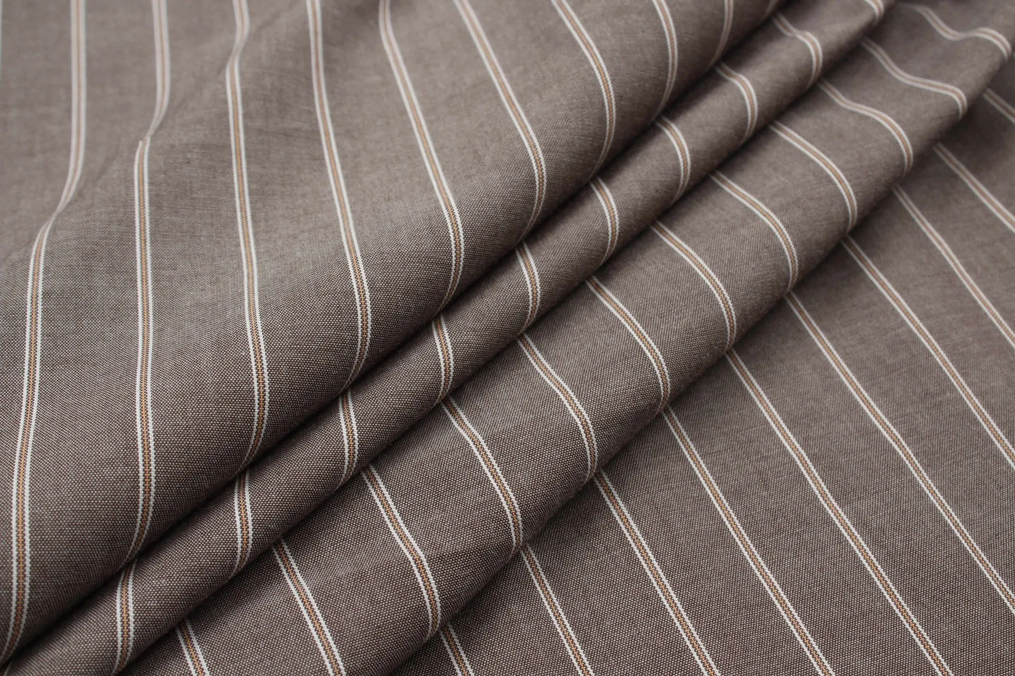 Light-Weight Cotton Stripes for Shirting - 7 Variants Available