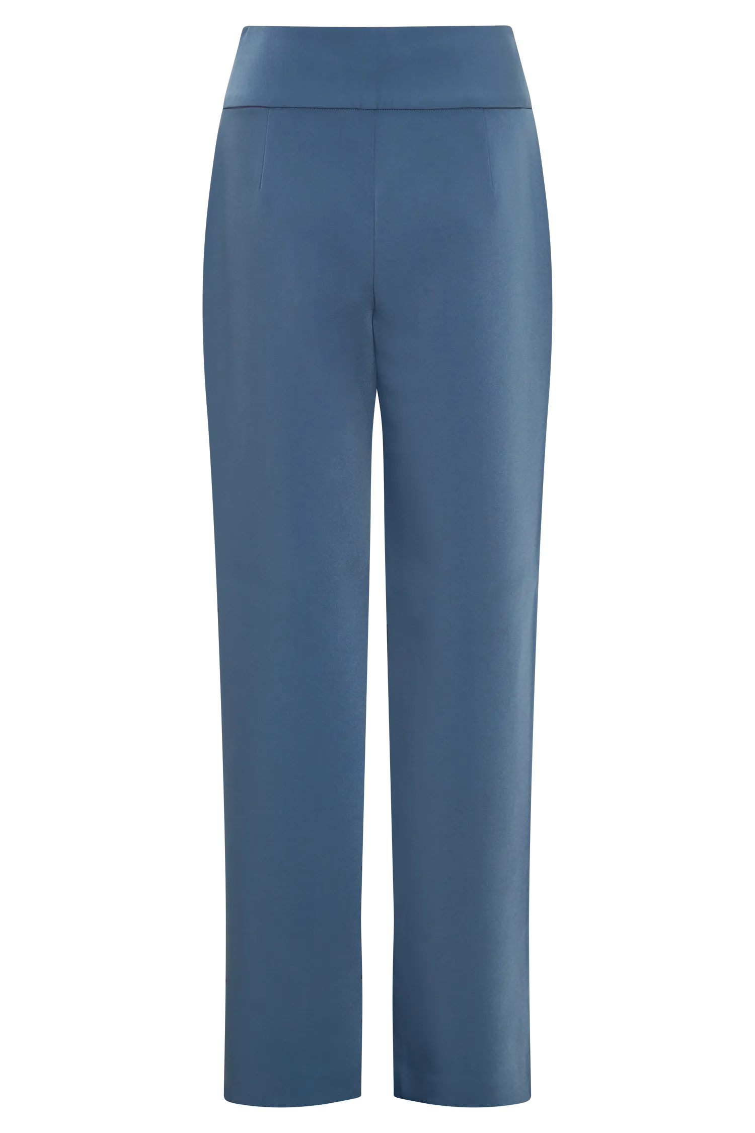 Lindie Straight Leg Suiting Pants - Steel