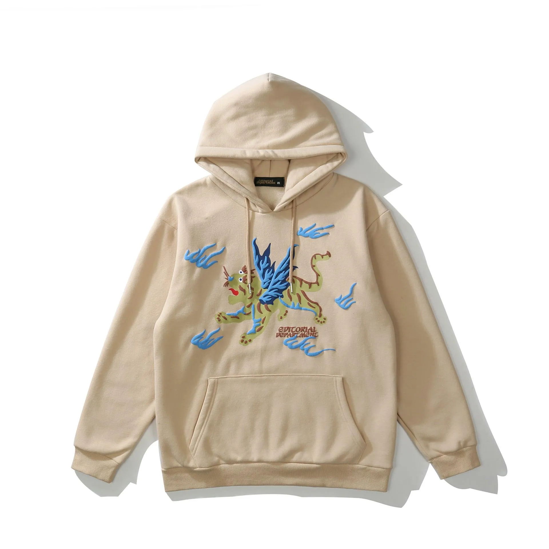 Men's & Women's Plush Pure Cotton Hoodie - Street Style