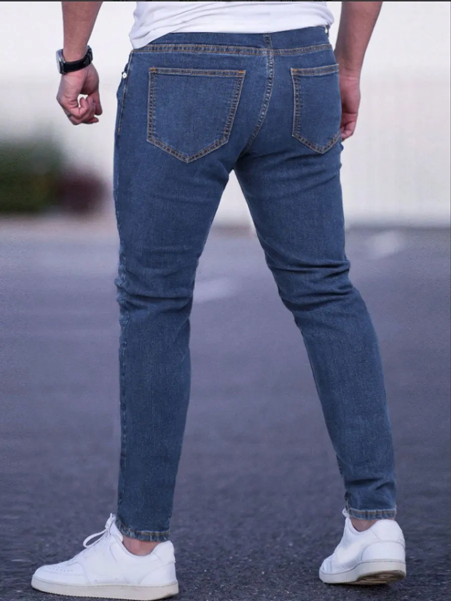 Men's Stylish Ripped Slim Jeans