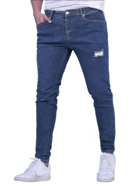 Men's Stylish Ripped Slim Jeans