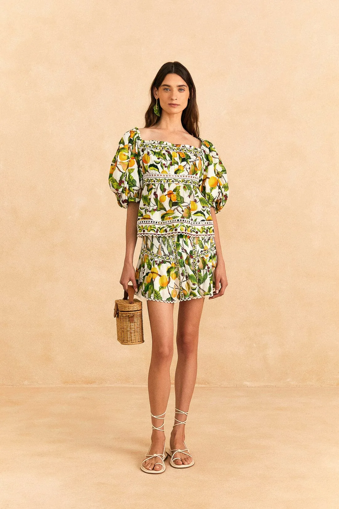 Off-White Fruit Orchard Mini Skirt