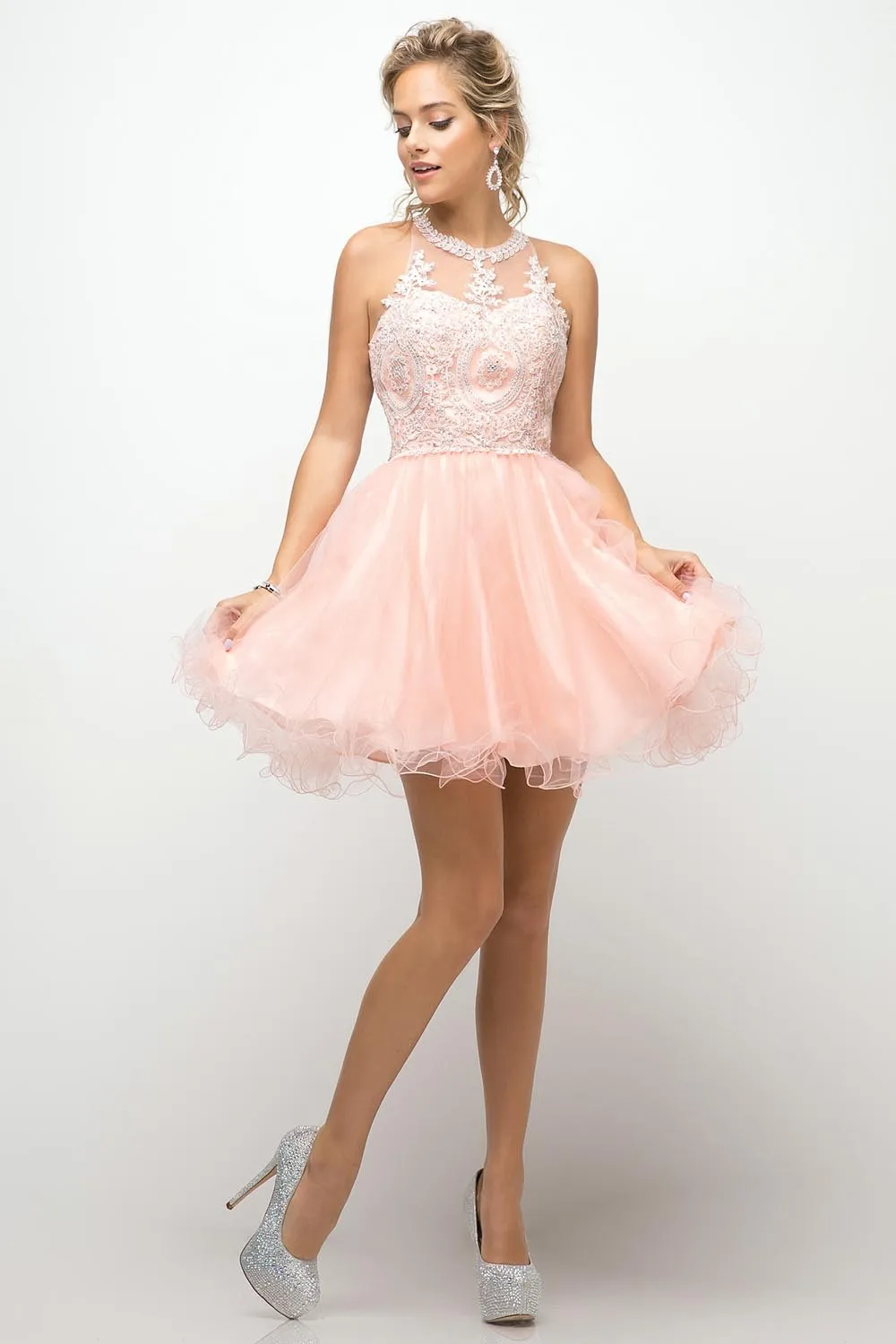 Rose Queen Tulle Short Dress