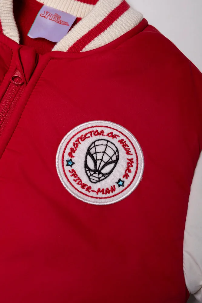 Spider-Man Bomber Jacket Red