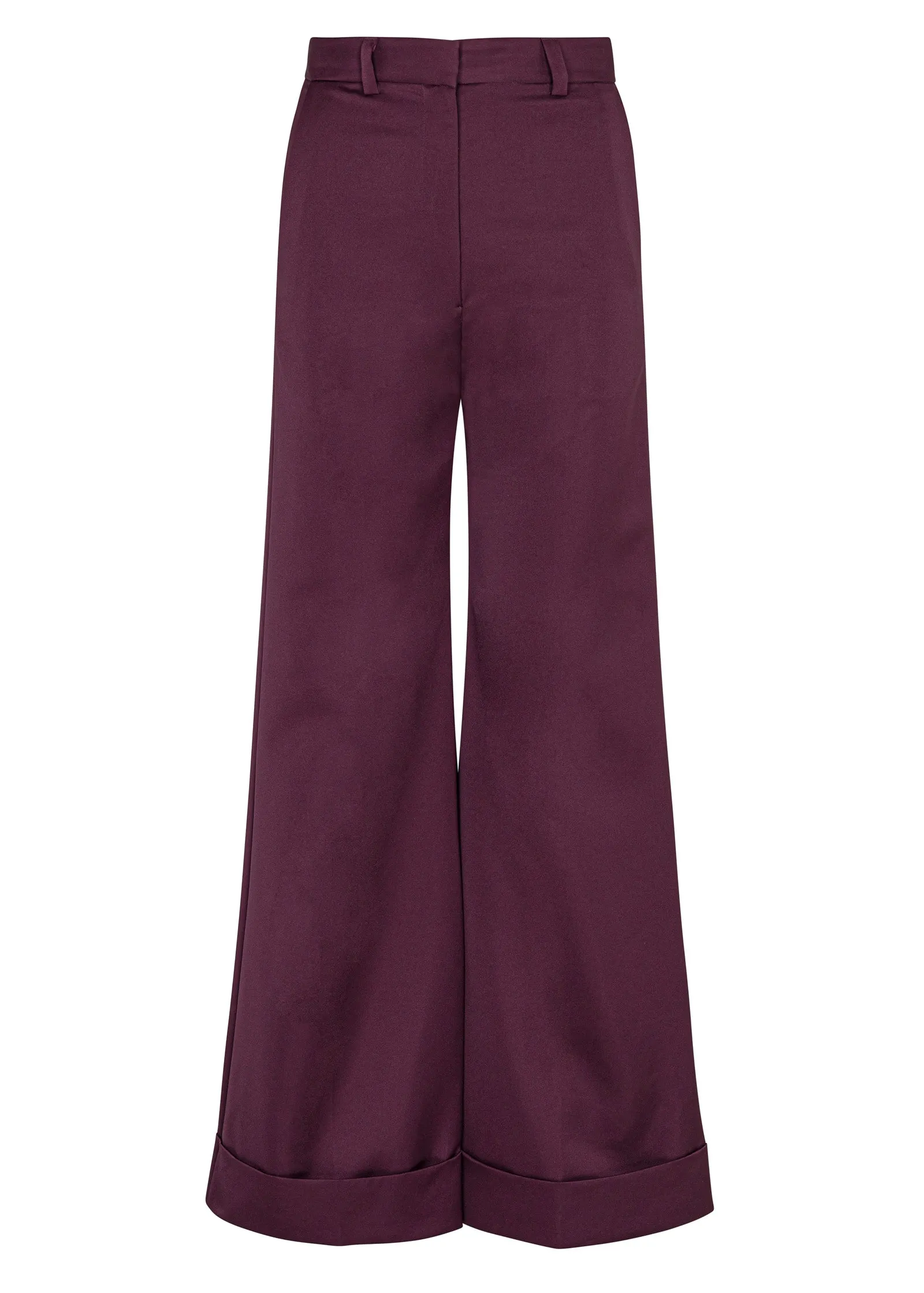 Techy Sateen Wide Leg Pant