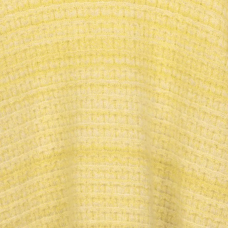 Yellow Oversize Wool Sweater